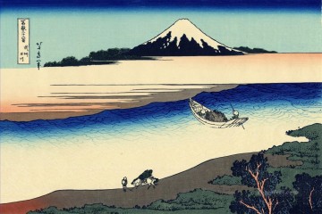  Musa Pintura - río tama en la provincia de musashi Katsushika Hokusai Ukiyoe